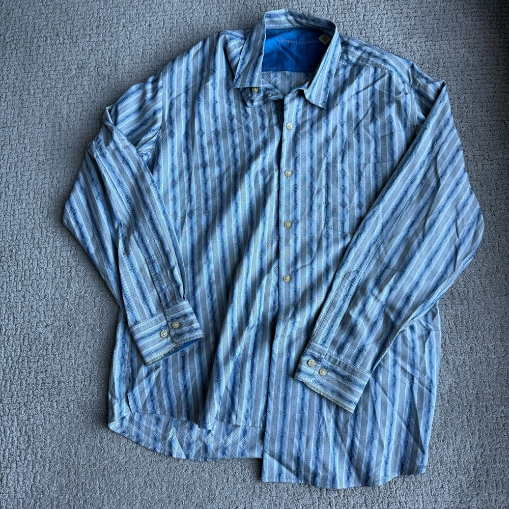 Men’s Tommy Bahama Button-Down Dress Shirt *MINOR FLAWS*